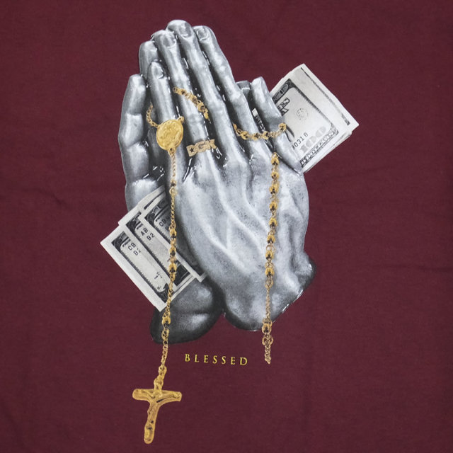 DGK ディージーケー 長袖Tシャツ BLESSES L/S TEE バーガンディ DLS-366
