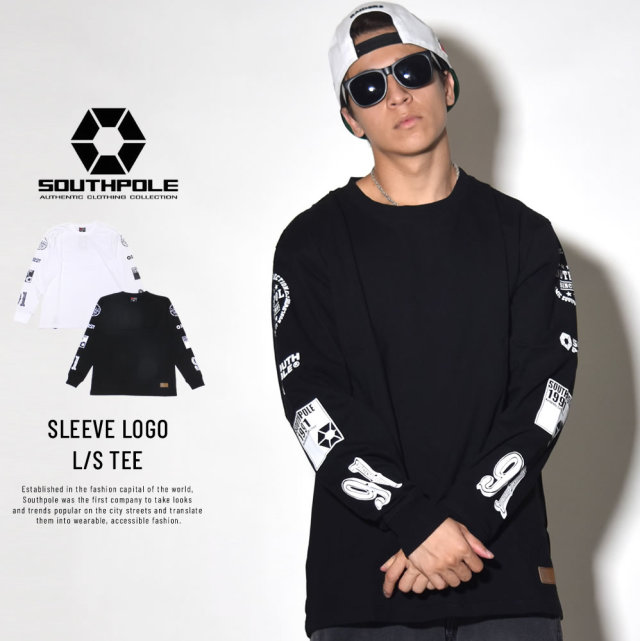 SOUTH POLE サウスポール 長袖Tシャツ SLEEVE LOGO L/S TEE 11831002