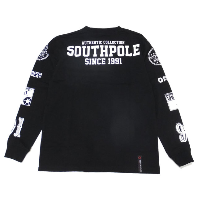 SOUTH POLE サウスポール 長袖Tシャツ SLEEVE LOGO L/S TEE 11831002