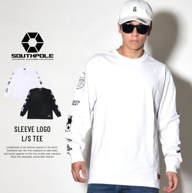 SOUTH POLE サウスポール 長袖Tシャツ SLEEVE LOGO L/S TEE 11831002