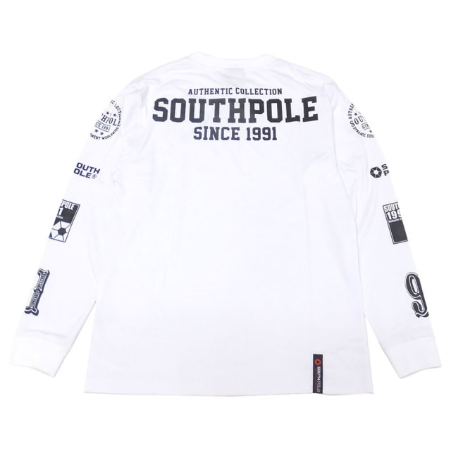 SOUTH POLE サウスポール 長袖Tシャツ SLEEVE LOGO L/S TEE 11831002