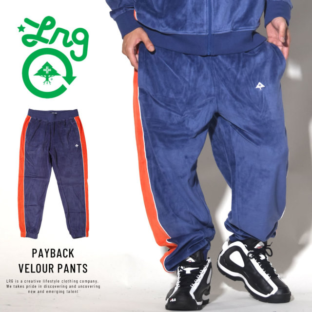 LRG エルアールジー ベロアパンツ PAYBACK VELOUR PANTS J185020
