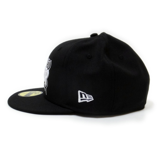 NEW ERA ニューエラ コラボ フラットバイザーキャップ 59FIFTY THRASHER スラッシャー 3ロゴ ブラック×ホワイト 11781613