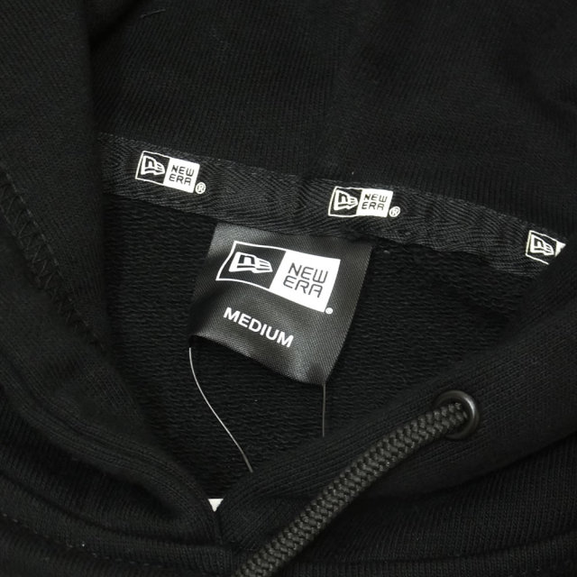 NEW ERA ニューエラ スウェットプルオーバーフーディー フラッグロゴ ブラック×ホワイト 11783042