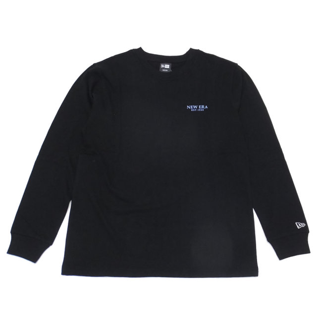 NEW ERA ニューエラ 長袖Tシャツ ワールドワイド ブラック×ライトブルー 11783067