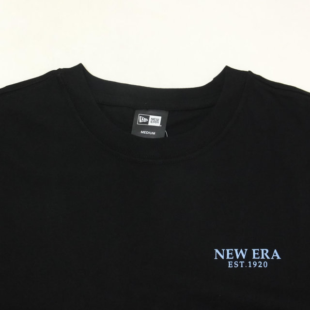 NEW ERA ニューエラ 長袖Tシャツ ワールドワイド ブラック×ライトブルー 11783067