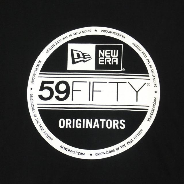 NEW ERA ニューエラ 長袖Tシャツ バイザーステッカー ブラック×ホワイト 11783069