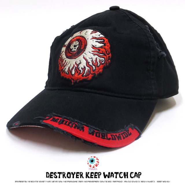 MISHKA ミシカ ストラップバックキャップ DESTROYER KEEP WATCH CAP MAW183236