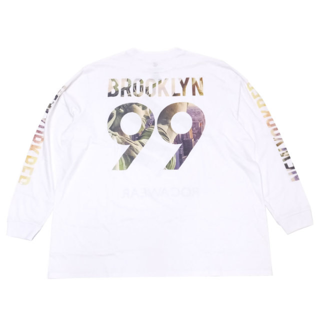 ROCAWEAR ロカウェア 長袖Tシャツ LOGO IN LIVERTY LS TEE RW183T01