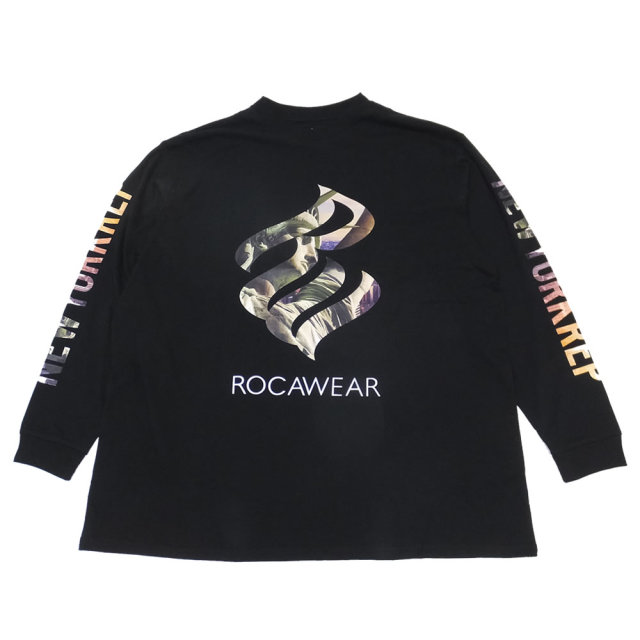 ROCAWEAR ロカウェア 長袖Tシャツ LOGO IN LIVERTY LS TEE RW183T01