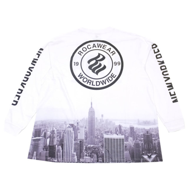 ROCAWEAR ロカウェア 長袖Tシャツ MANHATTAN LS TEE RW183T05