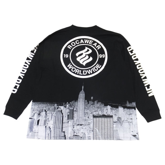 ROCAWEAR ロカウェア 長袖Tシャツ MANHATTAN LS TEE RW183T05