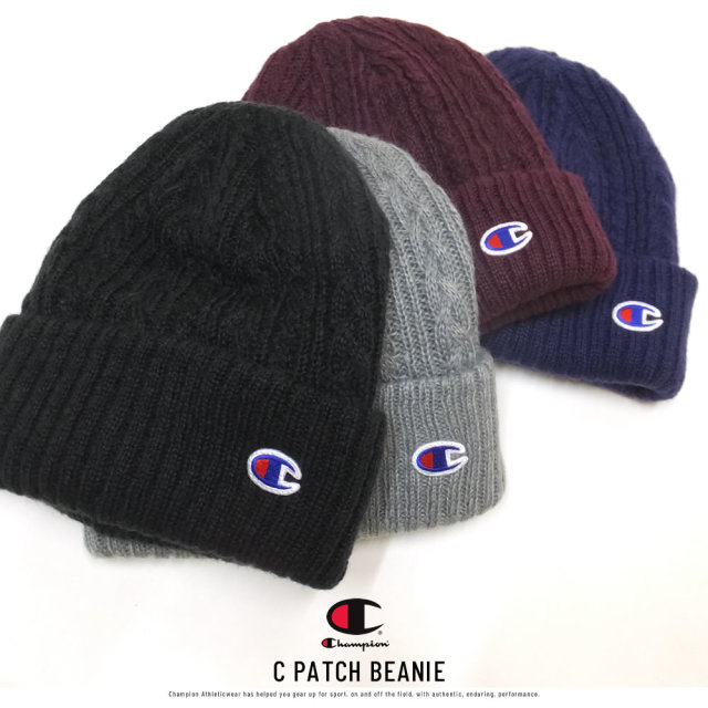 CHAMPION チャンピオン ニットキャップ C PATCH BEANIE 492-0018