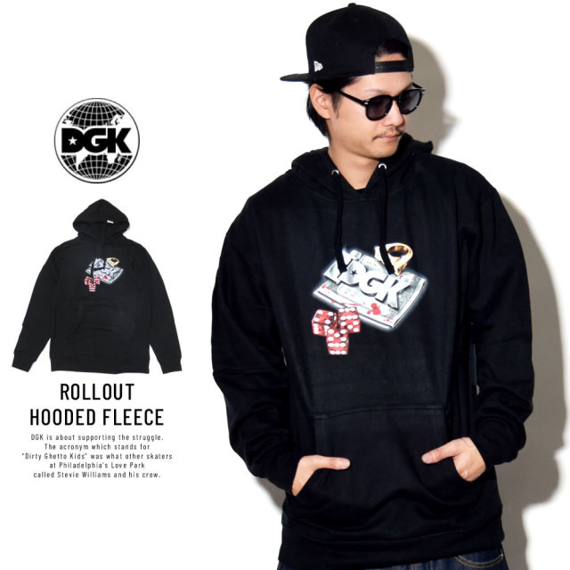 DGK ディージーケー プルオーバーパーカー ROLLOUT HOODED FLEECE PFP-1041