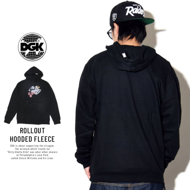 DGK ディージーケー プルオーバーパーカー ROLLOUT HOODED FLEECE PFP-1041