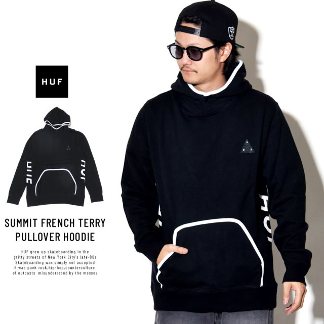 HUF ハフ プルオーバーパーカー SUMMIT FRENCH TERRY PULLOVER HOODIE FL00065