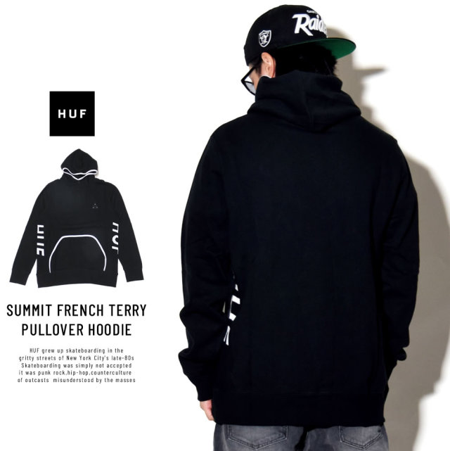 HUF ハフ プルオーバーパーカー SUMMIT FRENCH TERRY PULLOVER HOODIE FL00065