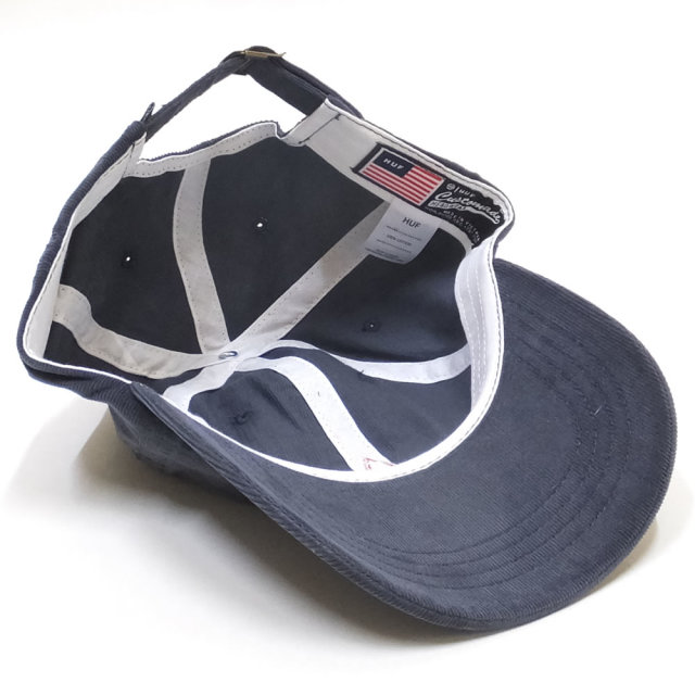 HUF ハフ ストラップバックキャップ CORDUROY TT CURVED VISOR 6PANEL HAT HT00271