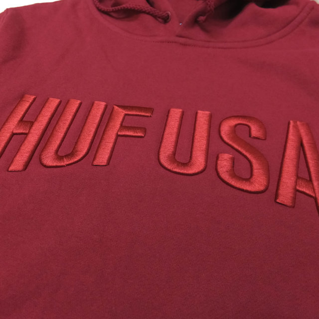 HUF ハフ プルオーバーパーカー TEAM LOGO PULLOVER HOODIE PF00072