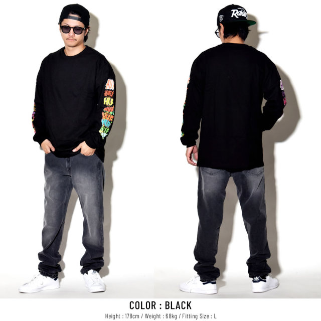 HUF ハフ 長袖Tシャツ HU CINEMA L/S TEE TS00376