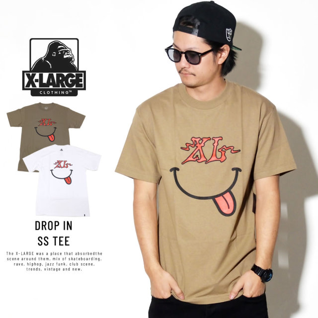 X-LARGE エクストララージ 半袖Tシャツ DROP IN SS TEE M18C1108