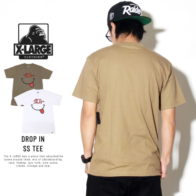 X-LARGE エクストララージ 半袖Tシャツ DROP IN SS TEE M18C1108