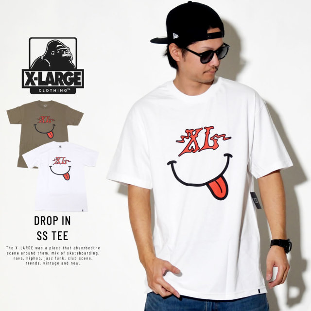 X-LARGE エクストララージ 半袖Tシャツ DROP IN SS TEE M18C1108