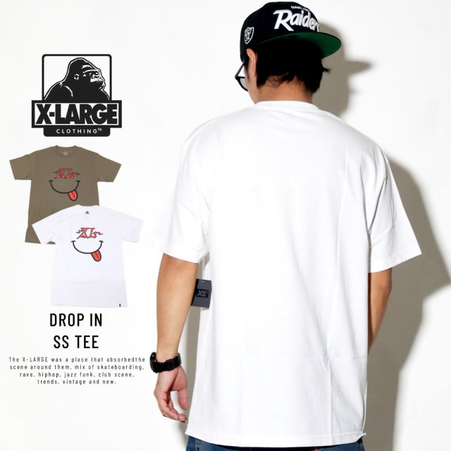X-LARGE エクストララージ 半袖Tシャツ DROP IN SS TEE M18C1108