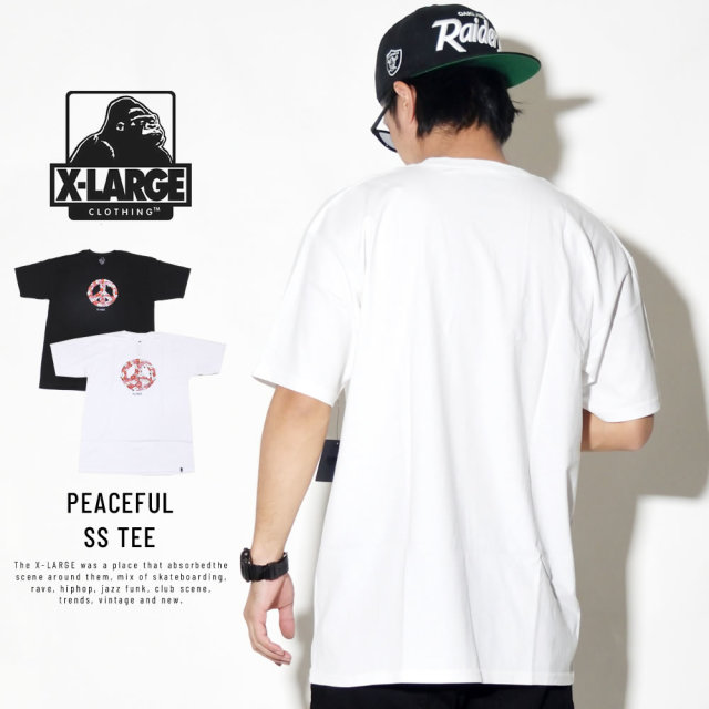 X-LARGE エクストララージ 半袖Tシャツ PEACEFUL SS TEE M18C1121