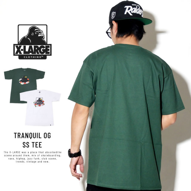 X-LARGE エクストララージ 半袖Tシャツ TRANQUIL OG SS TEE M18C1125