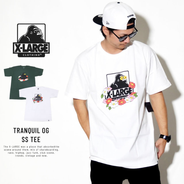 X-LARGE エクストララージ 半袖Tシャツ TRANQUIL OG SS TEE M18C1125