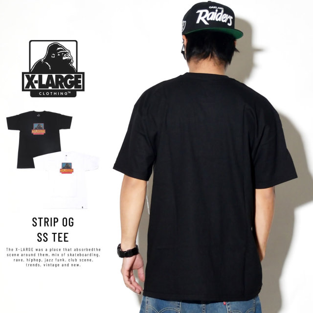 X-LARGE エクストララージ 半袖Tシャツ STRIP OG SS TEE M18C1129