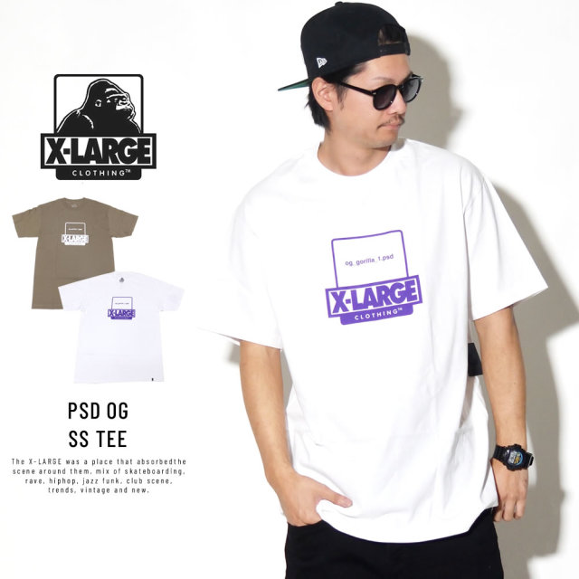 X-LARGE エクストララージ 半袖Tシャツ PSD OG SS TEE M18C1133