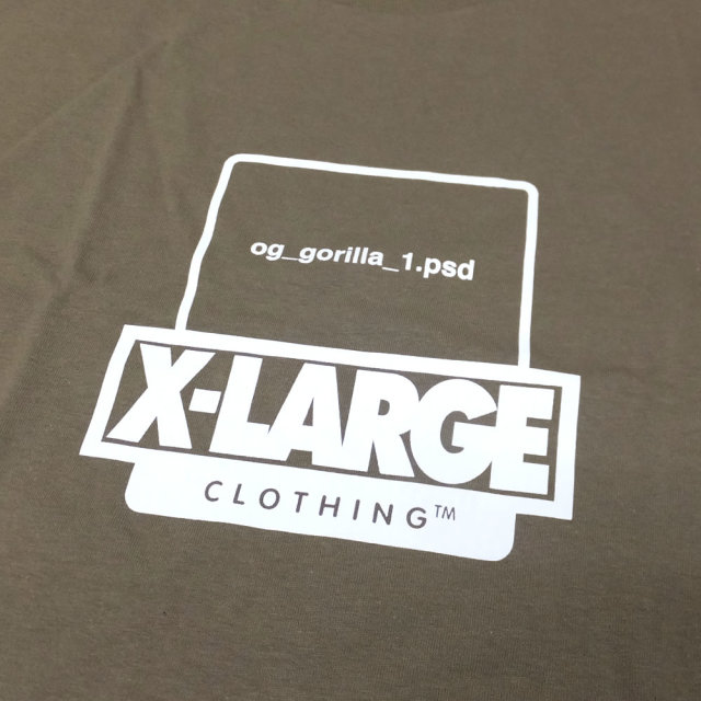 X-LARGE エクストララージ 半袖Tシャツ PSD OG SS TEE M18C1133