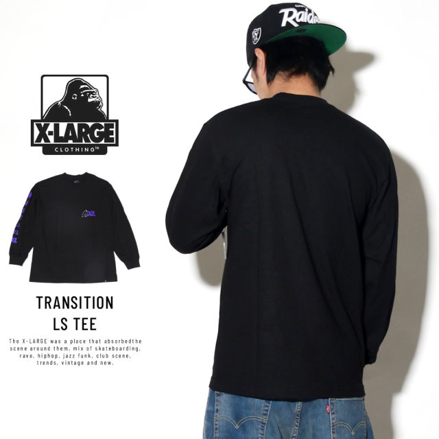 X-LARGE エクストララージ 長袖Tシャツ TRANSITION LS TEE M18C1403