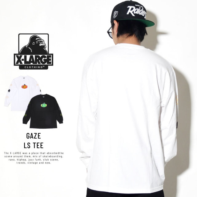 X-LARGE エクストララージ 長袖Tシャツ GAZE LS TEE M18C1405