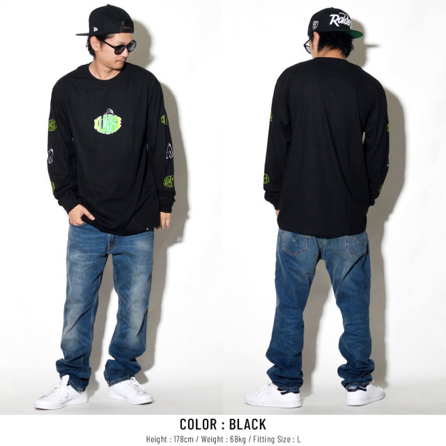 X-LARGE エクストララージ 長袖Tシャツ GAZE LS TEE M18C1405