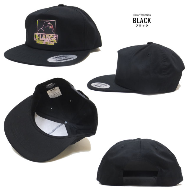 X-LARGE エクストララージ フラットバイザーキャップ RADICAL OG HAT M18C9109