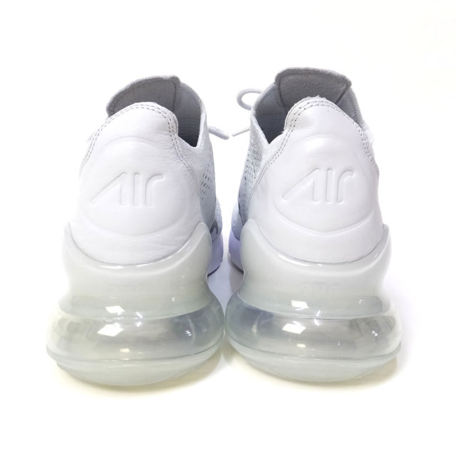 NIKE ナイキ シューズ AIR MAX 270 FLYKNIT PURE-PLATINUM/BLACK/DARK-GREY (AO1023-003)