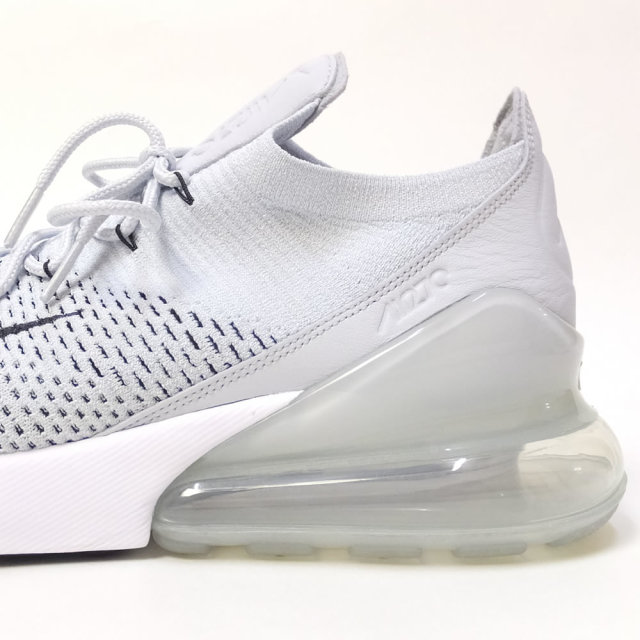 NIKE ナイキ シューズ AIR MAX 270 FLYKNIT PURE-PLATINUM/BLACK/DARK-GREY (AO1023-003)