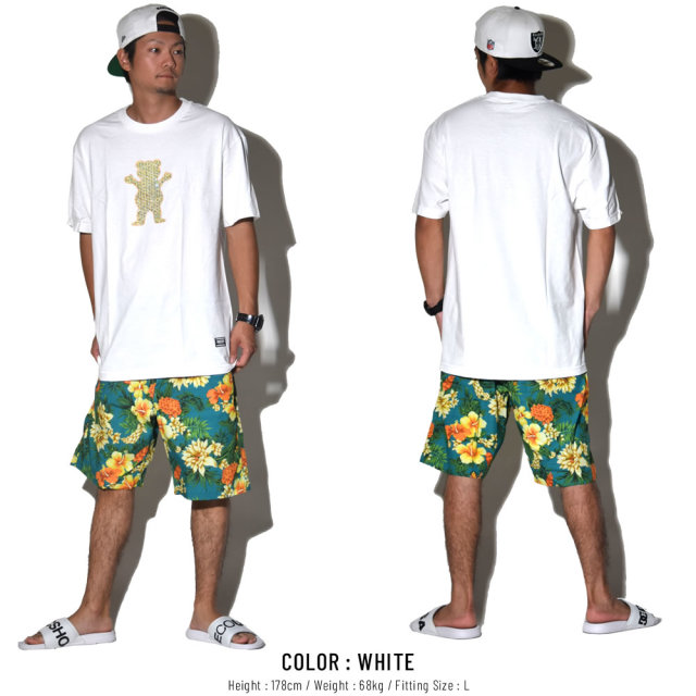 Grizzly Griptape グリズリーグリップテープ 半袖Tシャツ BIEBEL PRO BEAR S/S TEE (SMA1801P08)