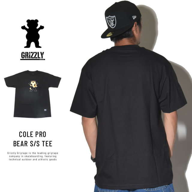 Grizzly Griptape グリズリーグリップテープ 半袖Tシャツ COLE PRO BEAR S/S TEE (SMA1801P12)