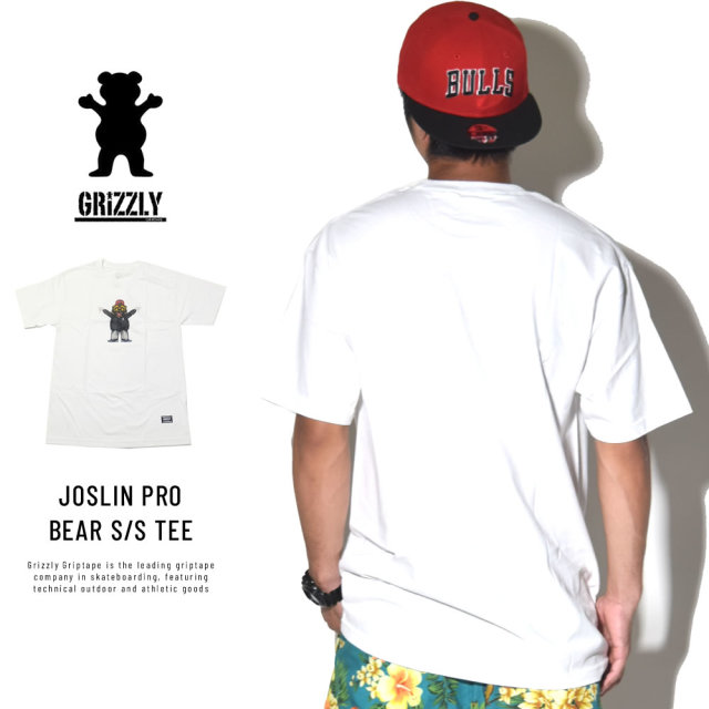 Grizzly Griptape グリズリーグリップテープ 半袖Tシャツ JOSLIN PRO BEAR S/S TEE (SMA1801P15)