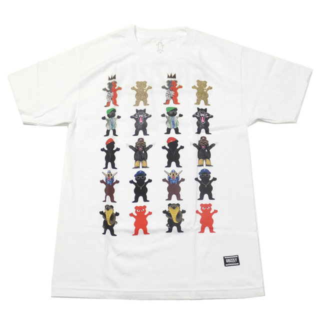 Grizzly Griptape グリズリーグリップテープ 半袖Tシャツ GANG'S ALL HERE S/S TEE (SMA1801P19)