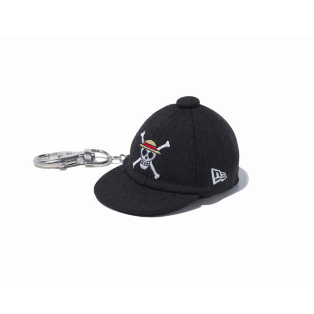 NEW ERA ニューエラ キャップキーホルダー コラボ ONE PIECE ワンピース モンキー・D・ルフィ 海賊旗 ブラック (11785575)