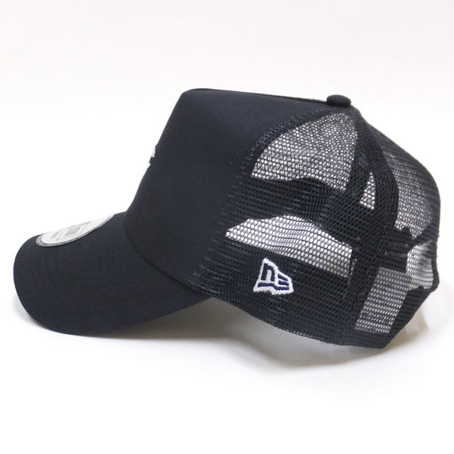 NEW ERA ニューエラ カーブバイザーキャップ 9FORTY Aフレーム トラッカー NYC ミニロゴ ネイビー (11785634)