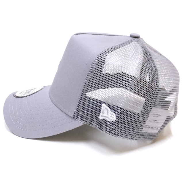 NEW ERA ニューエラ カーブバイザーキャップ 9FORTY Aフレーム トラッカー NYC ミニロゴ グレー (11785636)