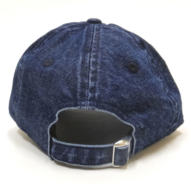 NEW ERA ニューエラ カーブバイザーキャップ 9TWENTY クロスストラップ コラボ ONE PIECE ワンピース トラファルガー・ロー 海賊旗 インディゴデニム (11785642)