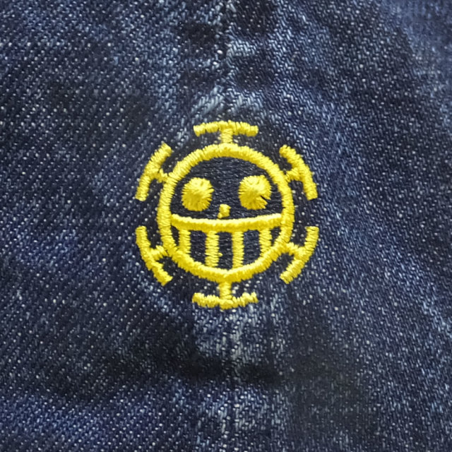 NEW ERA ニューエラ カーブバイザーキャップ 9TWENTY クロスストラップ コラボ ONE PIECE ワンピース トラファルガー・ロー 海賊旗 インディゴデニム (11785642)