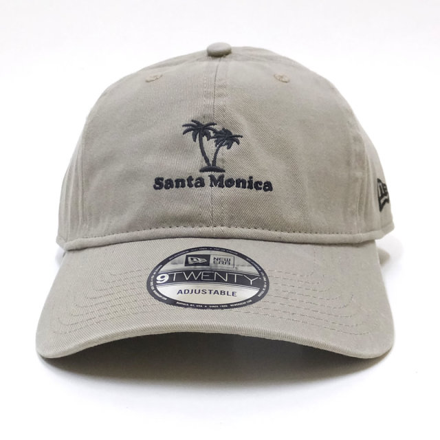 NEW ERA ニューエラ カーブバイザーキャップ 9TWENTY クロスストラップ サンタモニカ ビーチ ペブル×ブラック (11785647)